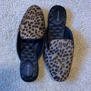 Birdies Leopard Print Women's Slippers